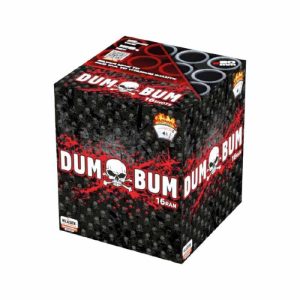 Dum Bum firework cake 16 shot titanium salute