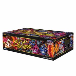 El loco firework compound by vivid pyrotechnics 268 shot cake