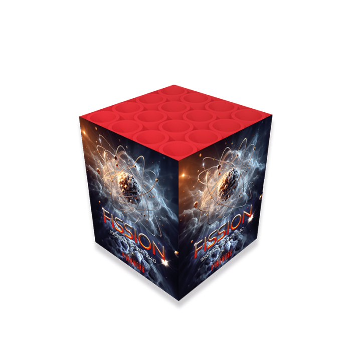 Fission 16 shot Barrage by Pyroworx Fireworks
