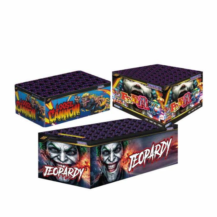 FREAK PACK 3 cakes firework bundle
