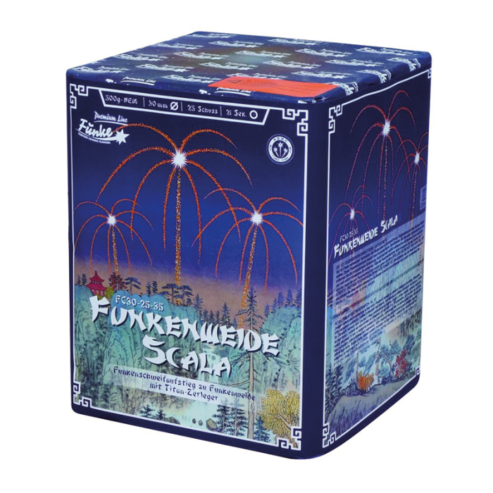 Funkenweide Scale 25 shot By Funke Fireworks