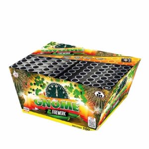 Gnome cake/barrage 100 shot fanned/angle firework by klasek