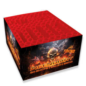 Incendiary Barrage firework 80 shots by pyroworx