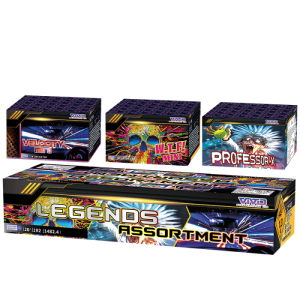 Legends Assortment 192 shot By Vivid Fireworks