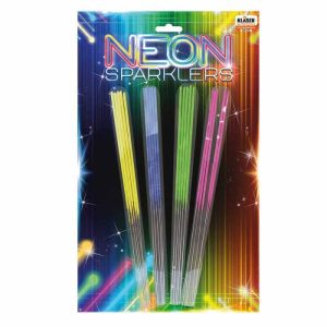 Neon sparklers 28cm by Klasek