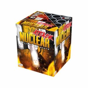 Nuclear attack cake/barrage 16 shot fireworks by klasek pyrotechnics
