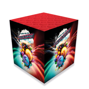 Pearlescent firework 25 shot cake/barrage by pyroworx