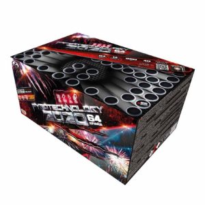 Pyrotechnology 64 shot cake/barrage by klasek fireworks