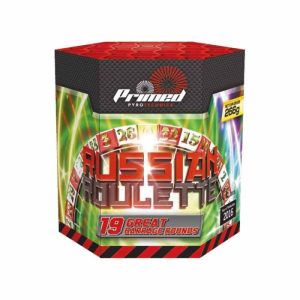 Russian roulette 19 shot firework cakes/barrages by primed pyrotechnics