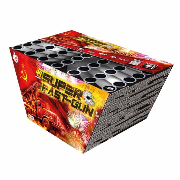 SUPERFAST GUN Barrage firework 49 shot by Klasek