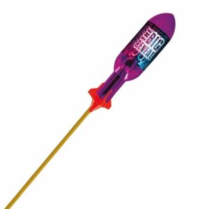 THE BIG Reveal Single Rocket Pink smiley face firework