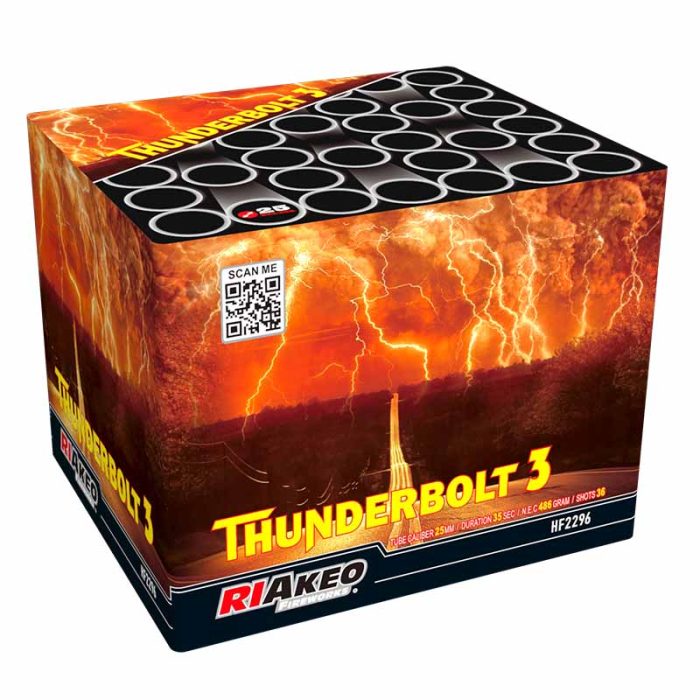 THUNDERBOLT 3 Barrage By Riakeo Fireworks