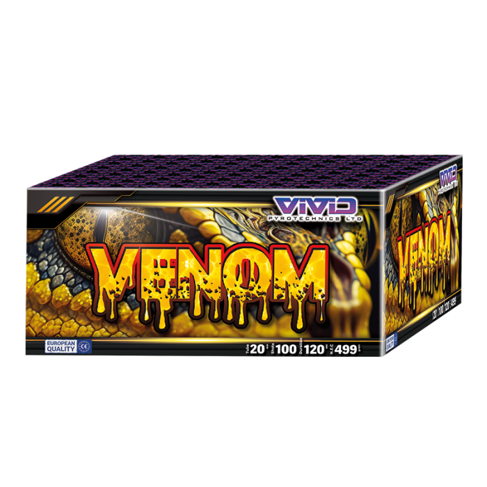 Venom 100 shots Barrage (2 minutes) Vivid Pyrotechnics
